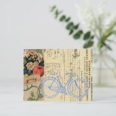 Briefkaart voor lentemijflaag (Staand voorkant)