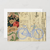 Briefkaart voor lentemijflaag (Voorkant / Achterkant)