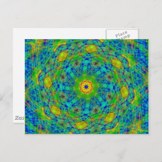 Briefkaart voor lentevingering (Voorkant / Achterkant)