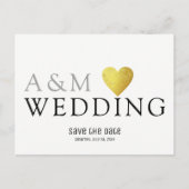 briefkaart voor liefdesbruiloft voor een uitnodigi (Voorkant)