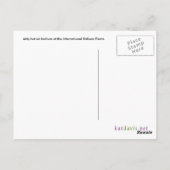 Briefkaart voor luchtballonnetjes (Achterkant)