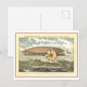 Briefkaart voor luchtschepen (Voorkant / Achterkant)