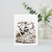 Briefkaart voor makreel (Staand voorkant)