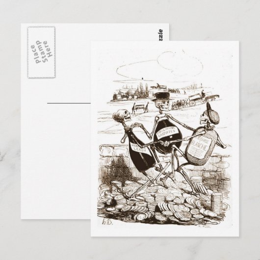 Briefkaart voor makreel (Voorkant / Achterkant)