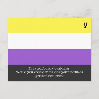 Briefkaart voor managers