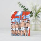 Briefkaart voor markeringsboys (Staand voorkant)
