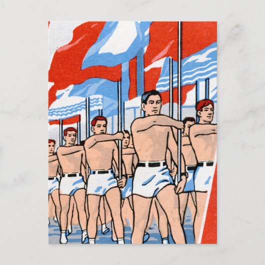 Briefkaart voor markeringsboys (Voorkant)