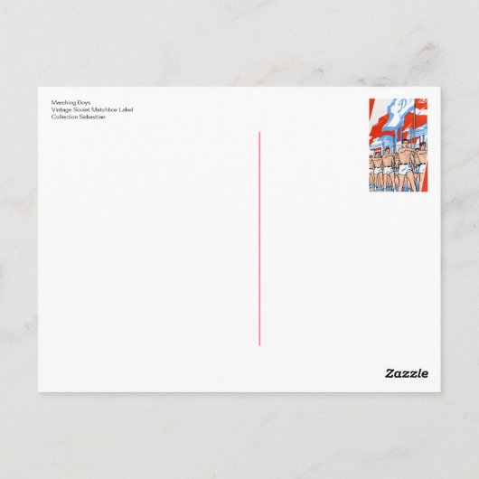 Briefkaart voor markeringsboys (Achterkant)