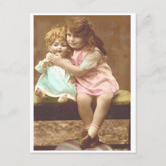  briefkaart voor meisje doll (Voorkant)