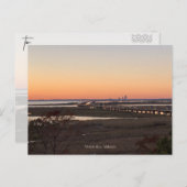 Briefkaart voor mobiele bay Sunset (Voorkant / Achterkant)