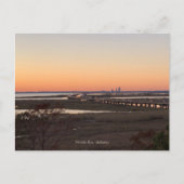 Briefkaart voor mobiele bay Sunset (Voorkant)