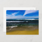 Briefkaart voor mooie kustkust Californië (Voorkant / Achterkant)