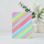 Briefkaart voor multi-thread digitale kunst voor l (Staand voorkant)