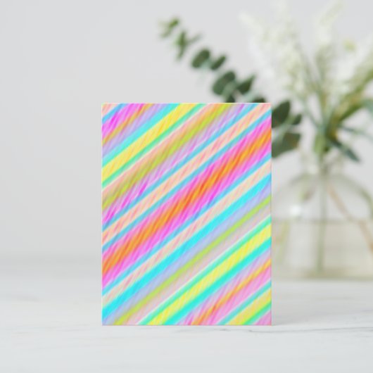 Briefkaart voor multi-thread digitale kunst voor l (Staand voorkant)