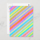 Briefkaart voor multi-thread digitale kunst voor l (Voorkant / Achterkant)