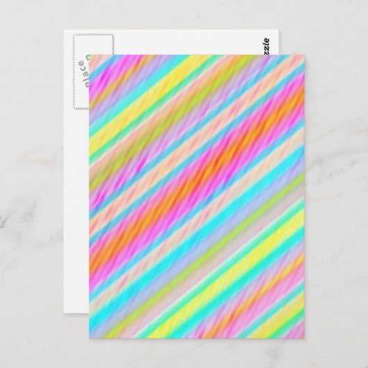 Briefkaart voor multi-thread digitale kunst voor l (Voorkant / Achterkant)