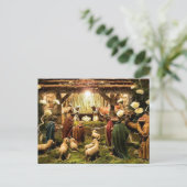 briefkaart voor nativiteitsscène (Staand voorkant)