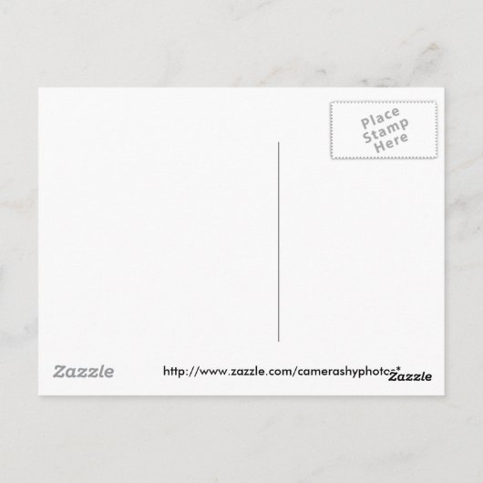 briefkaart voor nativiteitsscène (Achterkant)