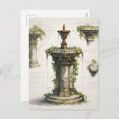 Briefkaart voor neoklassieke architectuur (Voorkant / Achterkant)