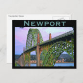 Briefkaart voor Newport (OR) (Voorkant / Achterkant)