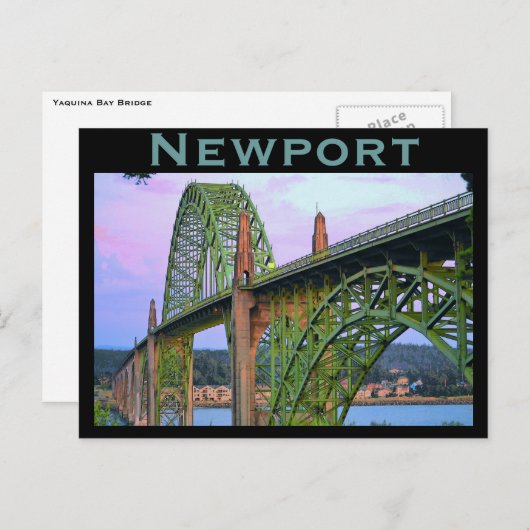 Briefkaart voor Newport (OR) (Voorkant / Achterkant)