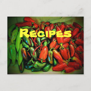 Briefkaart voor nuttige toepassing (Chilies)