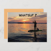 Briefkaart voor omhoog (stand-uppadelbord) (Voorkant / Achterkant)