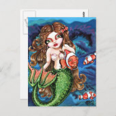 Briefkaart voor onderwatervriendschap (Voorkant / Achterkant)