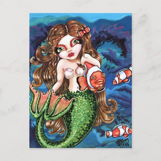 Briefkaart voor onderwatervriendschap (Voorkant)