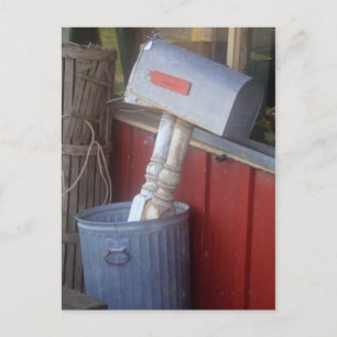 briefkaart voor "ongewenste e-mail"