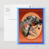 Briefkaart voor oorlogspaarden (Voorkant / Achterkant)