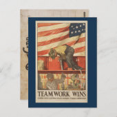 Briefkaart voor oorlogswerk (Voorkant / Achterkant)