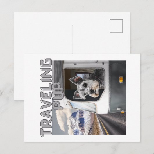 Briefkaart voor ophaalservice (Voorkant / Achterkant)