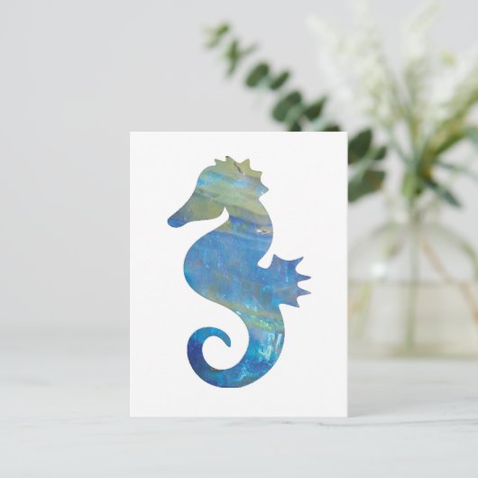 Briefkaart voor optische Zeeen (Staand voorkant)