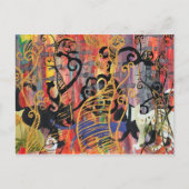 Briefkaart voor orchidee katten (Voorkant)