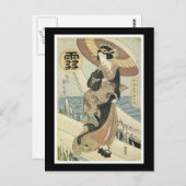 Briefkaart voor oude Japanse kunst (Voorkant / Achterkant)