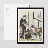 Briefkaart voor oude Japanse kunst (Voorkant / Achterkant)