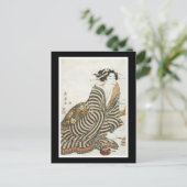 Briefkaart voor oude Japanse kunst (Staand voorkant)