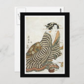 Briefkaart voor oude Japanse kunst (Voorkant / Achterkant)