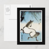Briefkaart voor oude Japanse kunst (Voorkant / Achterkant)