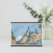 Briefkaart voor oude Japanse kunst (Staand voorkant)