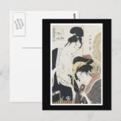 Briefkaart voor oude Japanse kunst (Voorkant / Achterkant)