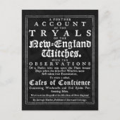 Briefkaart voor oude salem-heks (Voorkant)