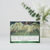 Briefkaart voor paarden van koning Neptunus (Staand voorkant)