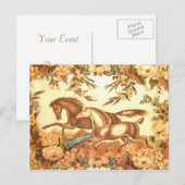 Briefkaart voor paardenpest 2 (Voorkant / Achterkant)