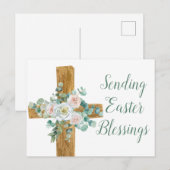 Briefkaart voor paasafzuigingen verzenden (Voorkant / Achterkant)