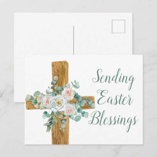 Briefkaart voor paasafzuigingen verzenden (Voorkant / Achterkant)