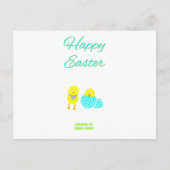 Briefkaart voor paashakselaars (Voorkant)