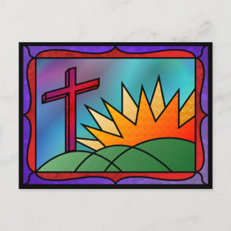 Briefkaart voor paasmorgen