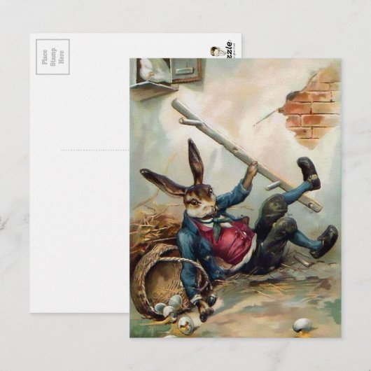 Briefkaart voor paastijd (Voorkant / Achterkant)